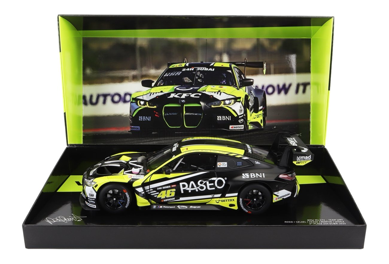 MINICHAMPS - VR46 M4 GT3 TEAM WRT 24h DUBAI 2023