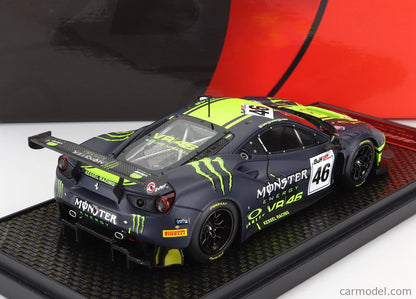 FERRARI - 488 GT3 3.9L TURBO V8 TEAM KESSEL RACING VR46 inkl. Showcase