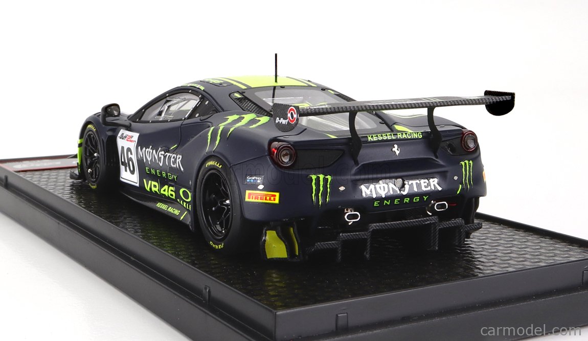 FERRARI - 488 GT3 3.9L TURBO V8 TEAM KESSEL RACING VR46 inkl. Showcase