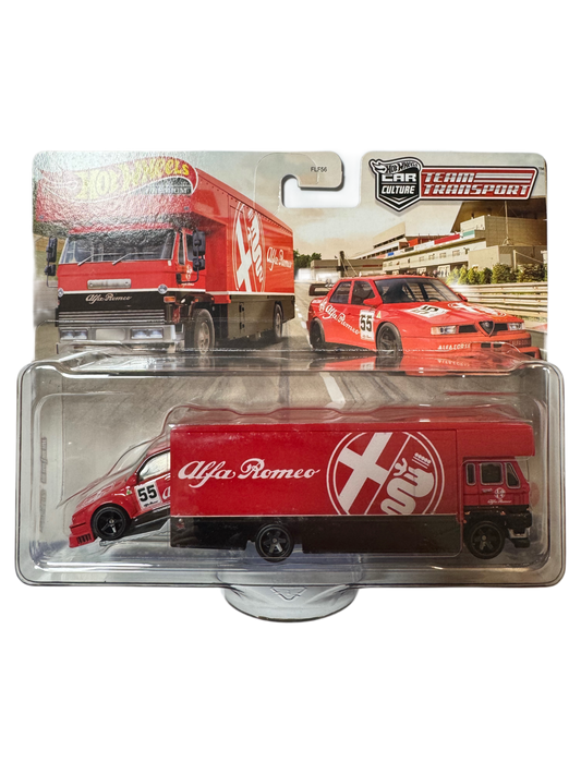 Hot Wheels Team Transporter Alfa Romeo 155 V6 Ti