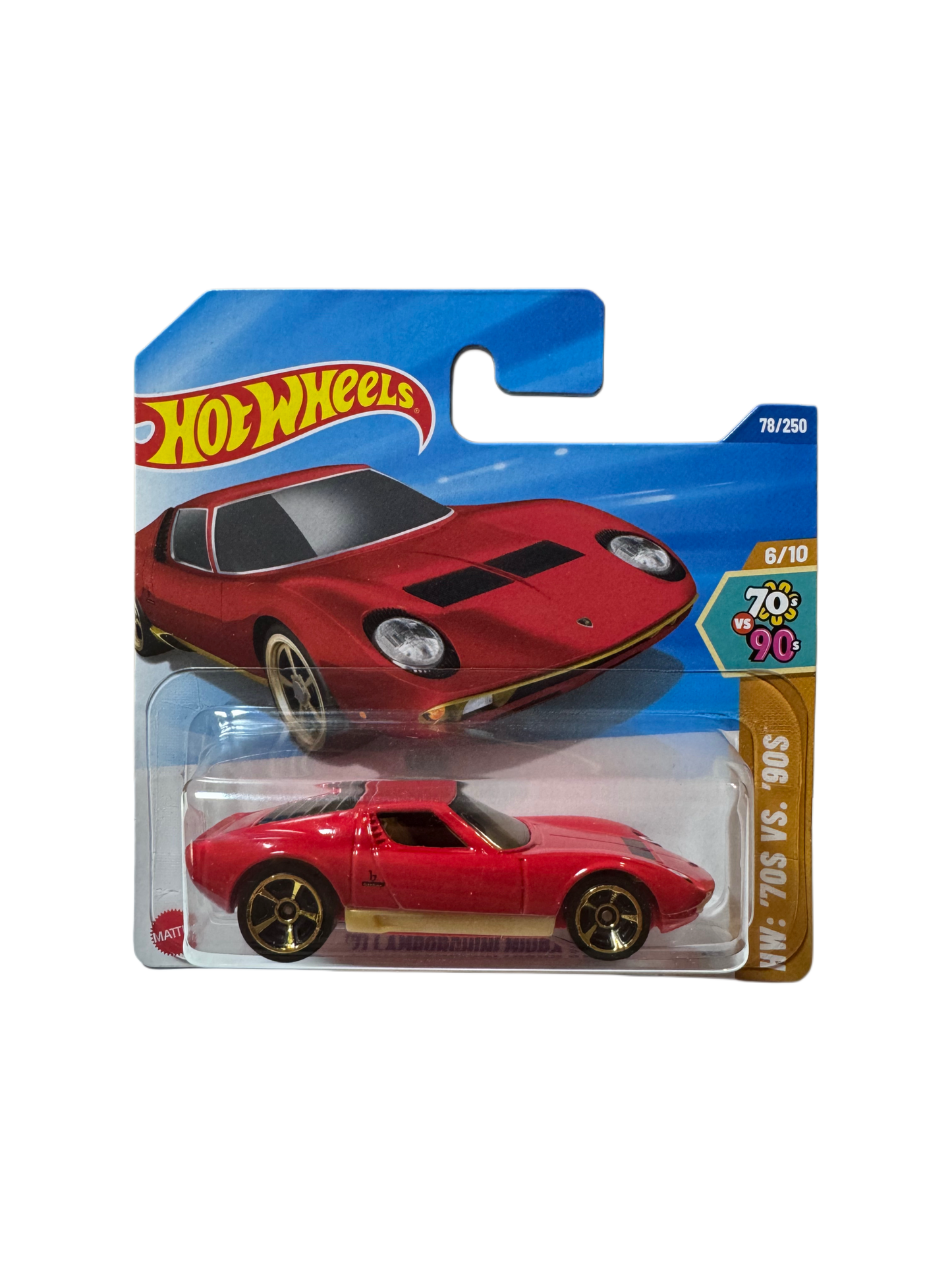 Hot Wheels '71 Lamborghini Miura SV