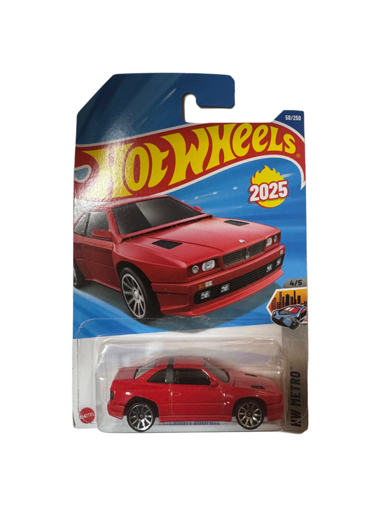 Hot Wheels Maserati Shamal ( Long Card )