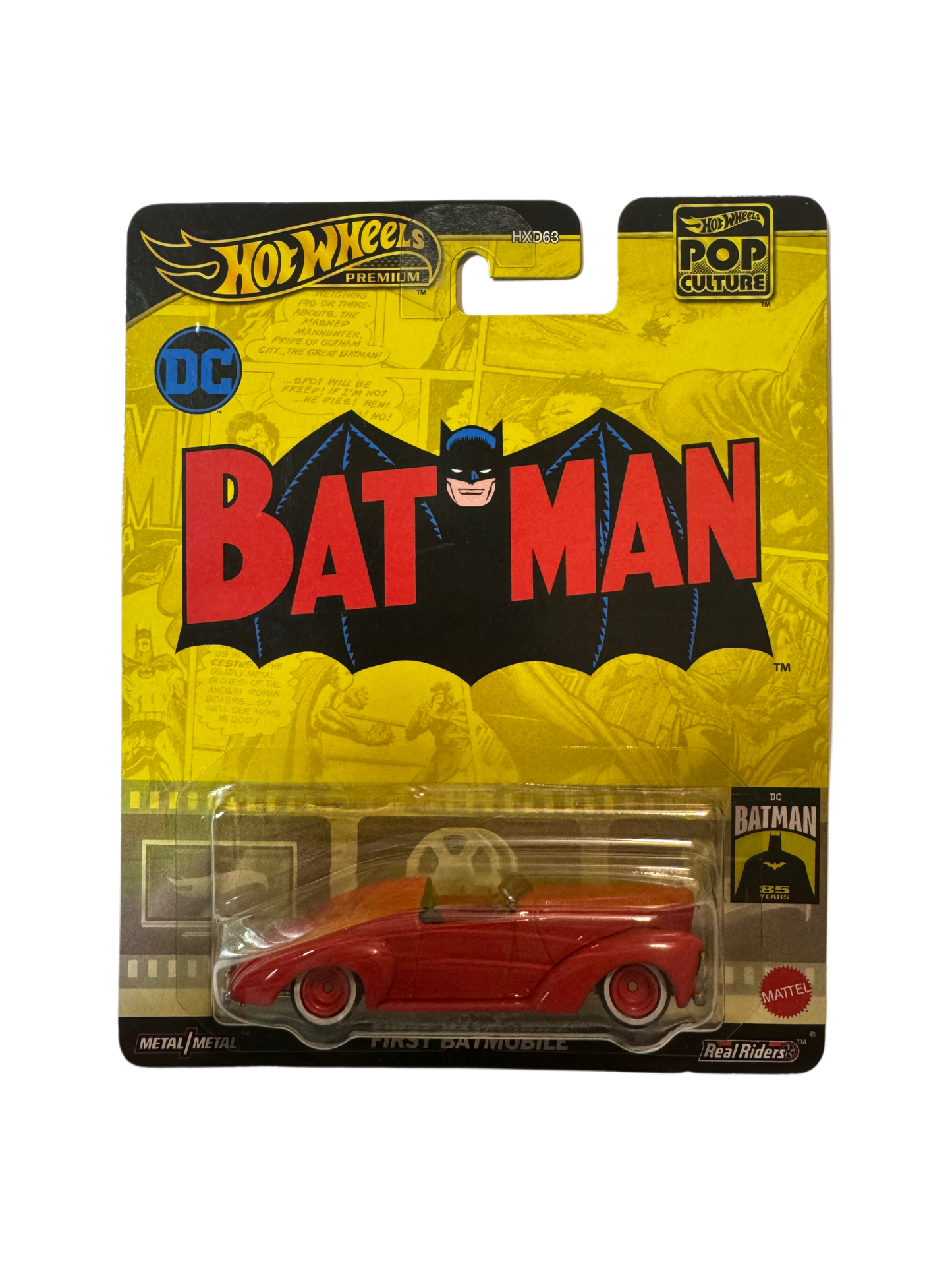 Hot Wheels Premium Batman First Batmobile