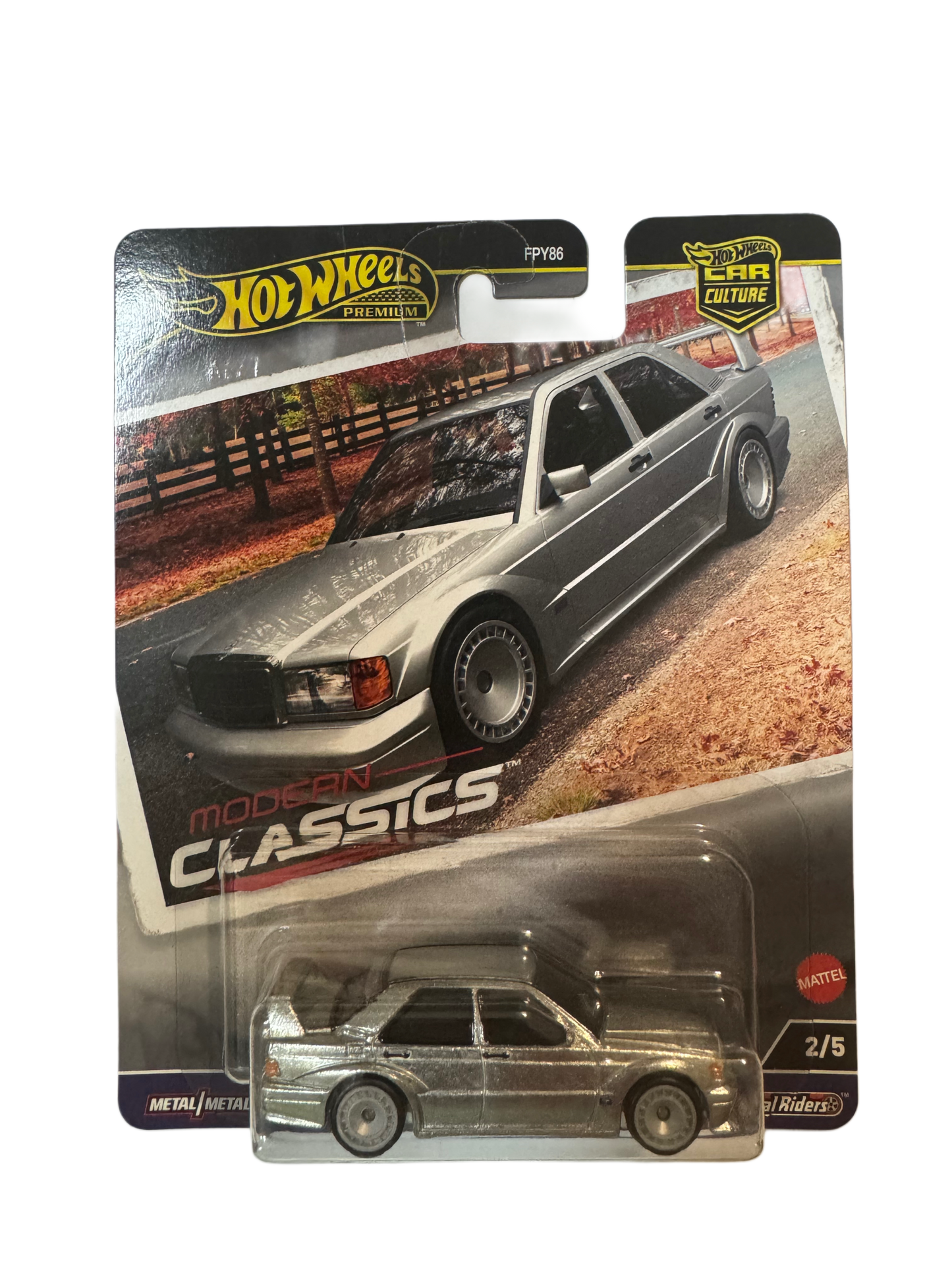 Hot Wheels Premium 1990 Mercedes-Benz 190 E 2.5-16 Evolution ||