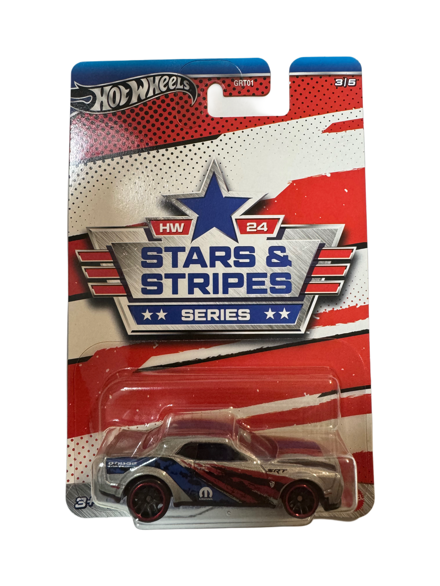 Hot Wheels Stars & Stripes 2018 Dodge Challenger SRT Demon 3/5