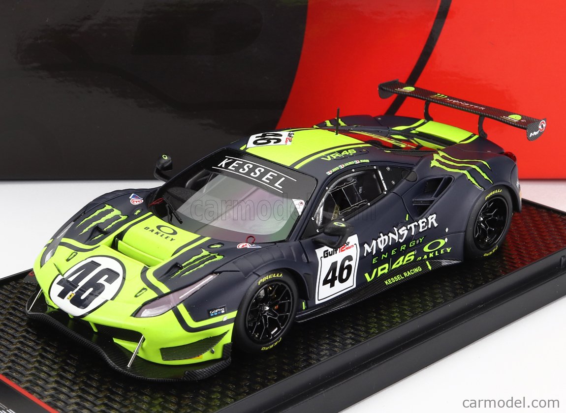 FERRARI - 488 GT3 3.9L TURBO V8 TEAM KESSEL RACING VR46 inkl. Showcase